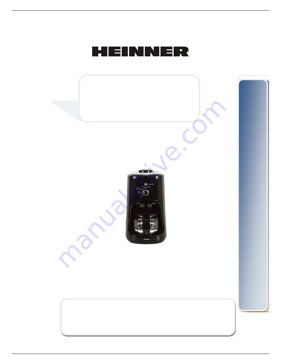 Heinner HCM-900RBK Instruction Manual Download Page 12