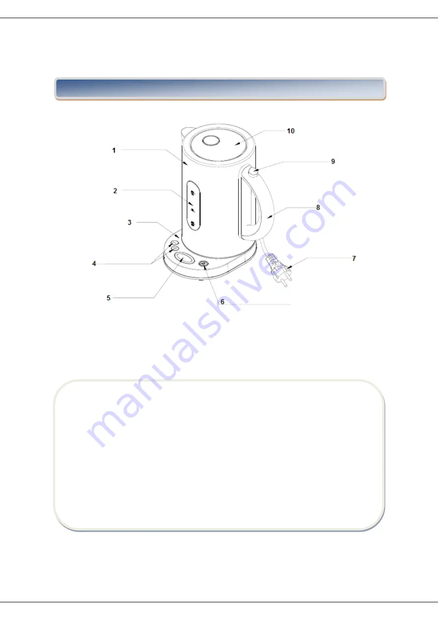 Heinner HEK-2200XMC Instruction Manual Download Page 5