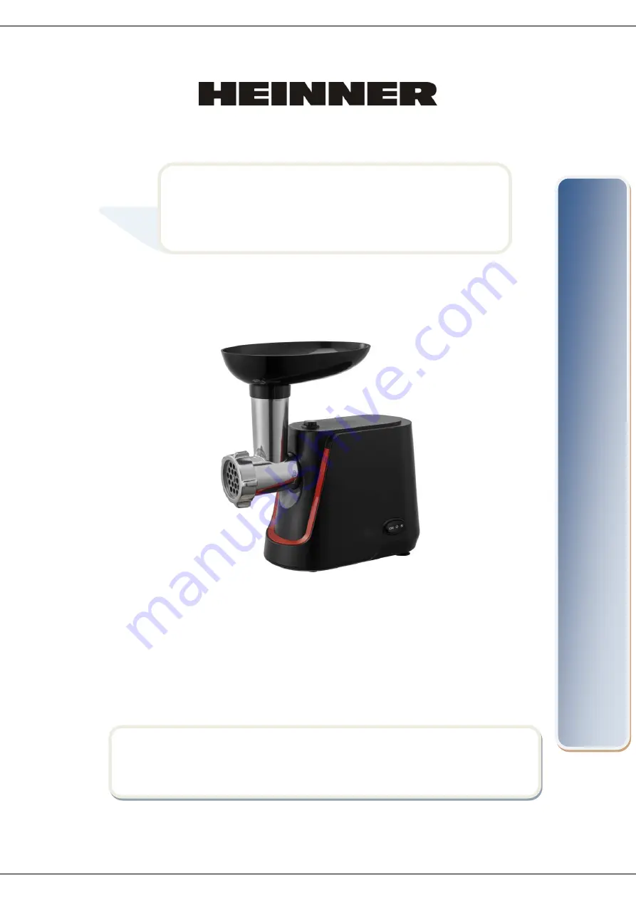 Heinner MG-1250BK Manual Download Page 11