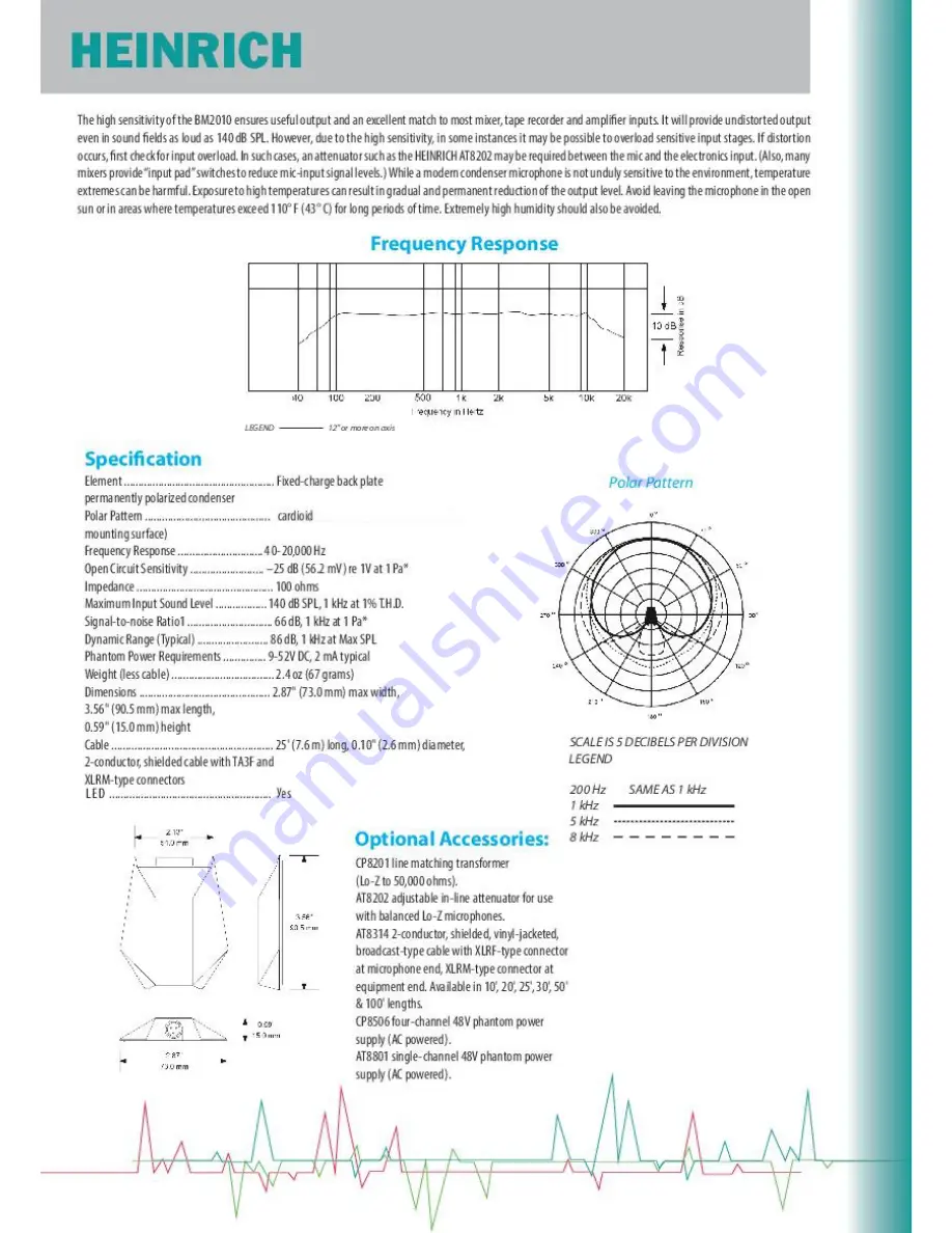 HEINRICH BM2010 Скачать руководство пользователя страница 2