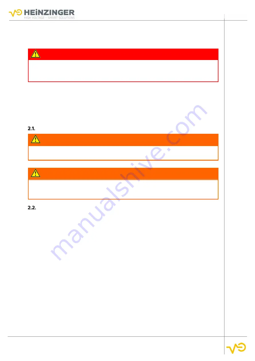 heinzinger ERS-BIC User Manual Download Page 9