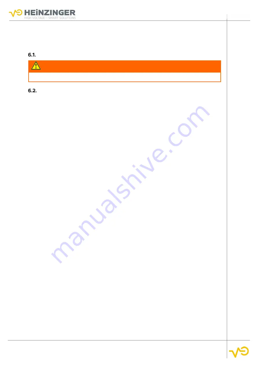 heinzinger ERS-BIC User Manual Download Page 47