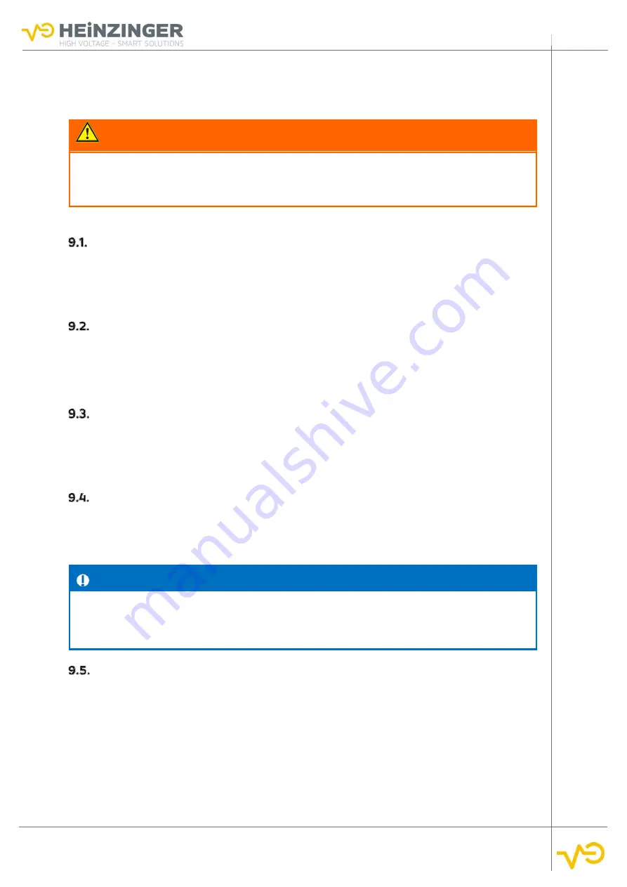 heinzinger ERS-BIC User Manual Download Page 81