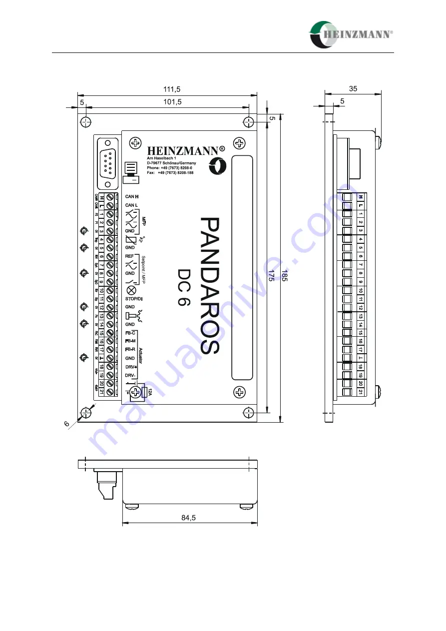 Heinzmann DG2010.6-01 Manual Download Page 32