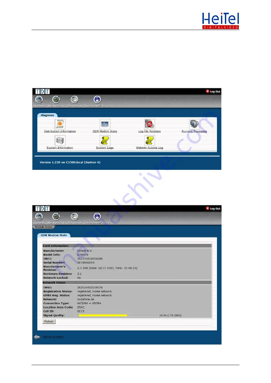 HeiTel TDT C1500 Configuration Download Page 13