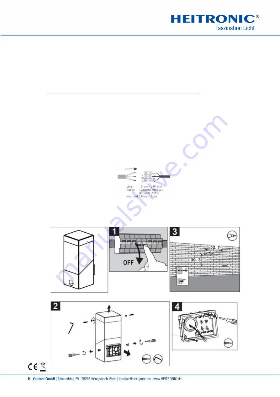 Heitronic 37381 Installation And Operating Instructions Manual Download Page 8