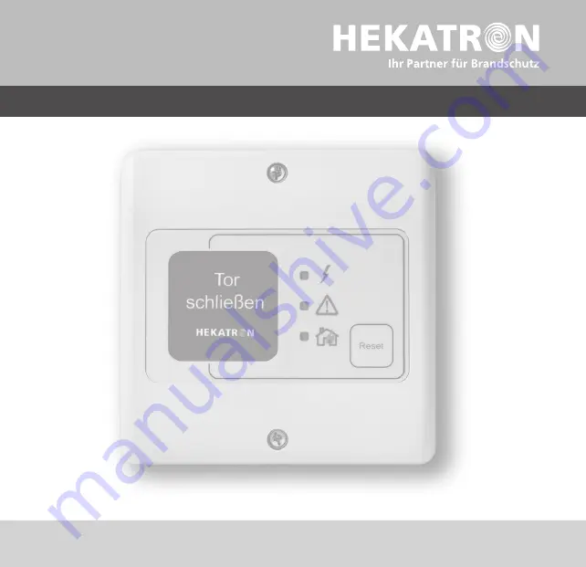 Hekatron FSZ Basis Скачать руководство пользователя страница 1