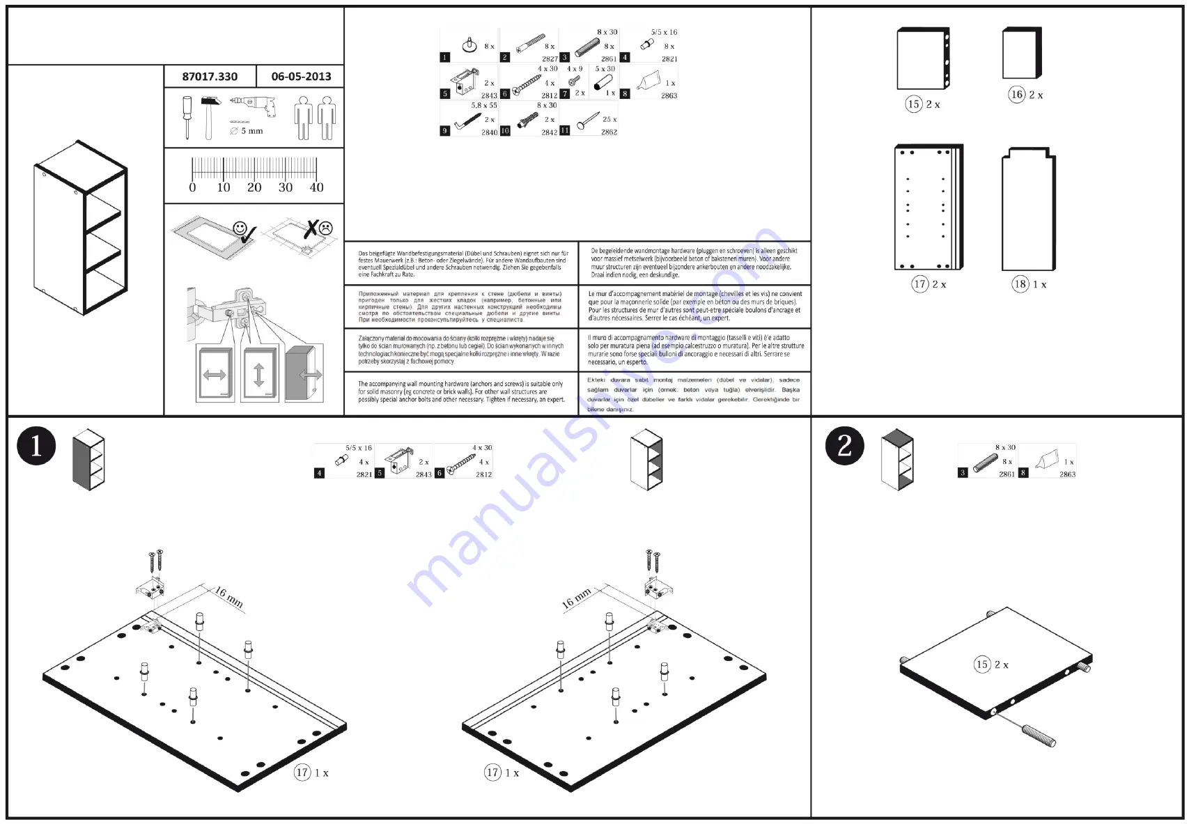 HELD MOBEL 87017.330 Quick Manual Download Page 2