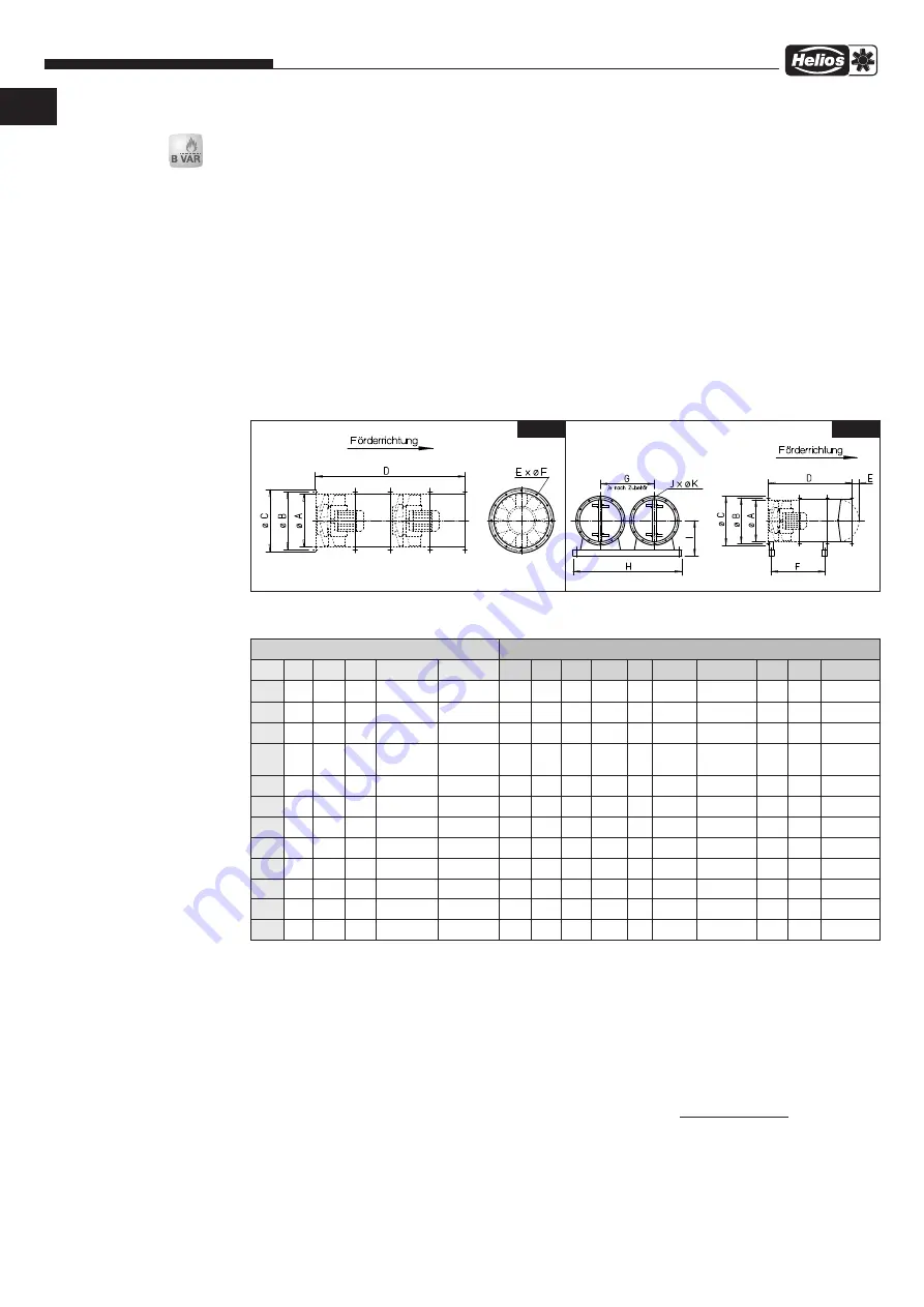 Helios B AVD Series Installation And Operation Instructions Manual Download Page 40