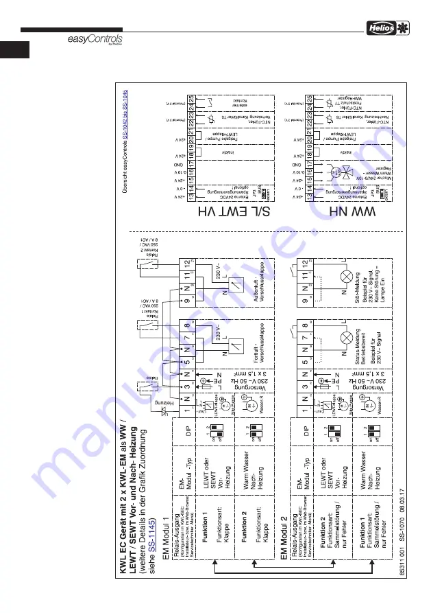 Helios easyControls KWL-EM Operating Instructions Manual Download Page 30