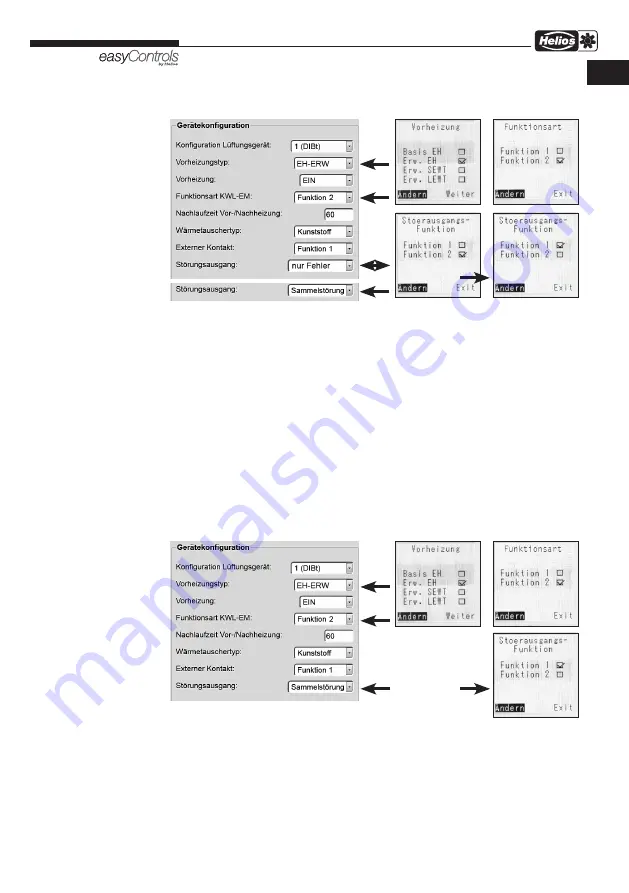 Helios easyControls KWL-EM Operating Instructions Manual Download Page 39