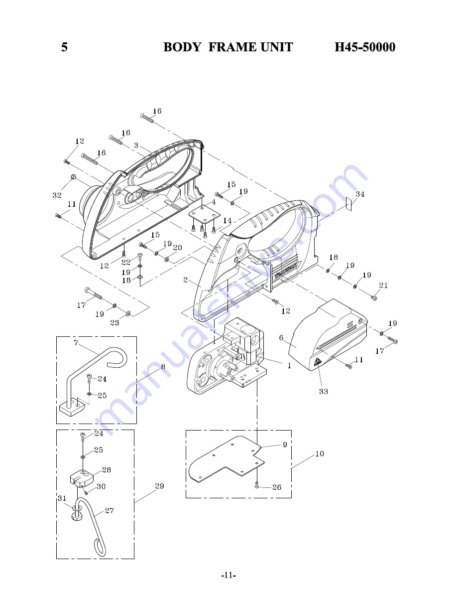 Helios H-45L Operation Manual & Spare Parts List Download Page 25