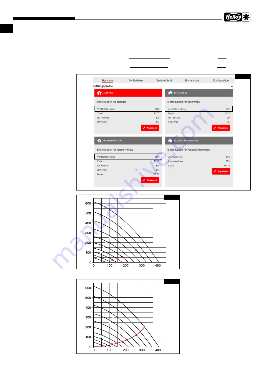 Helios KWL 170 W Installation And Operating Instructions Manual Download Page 22