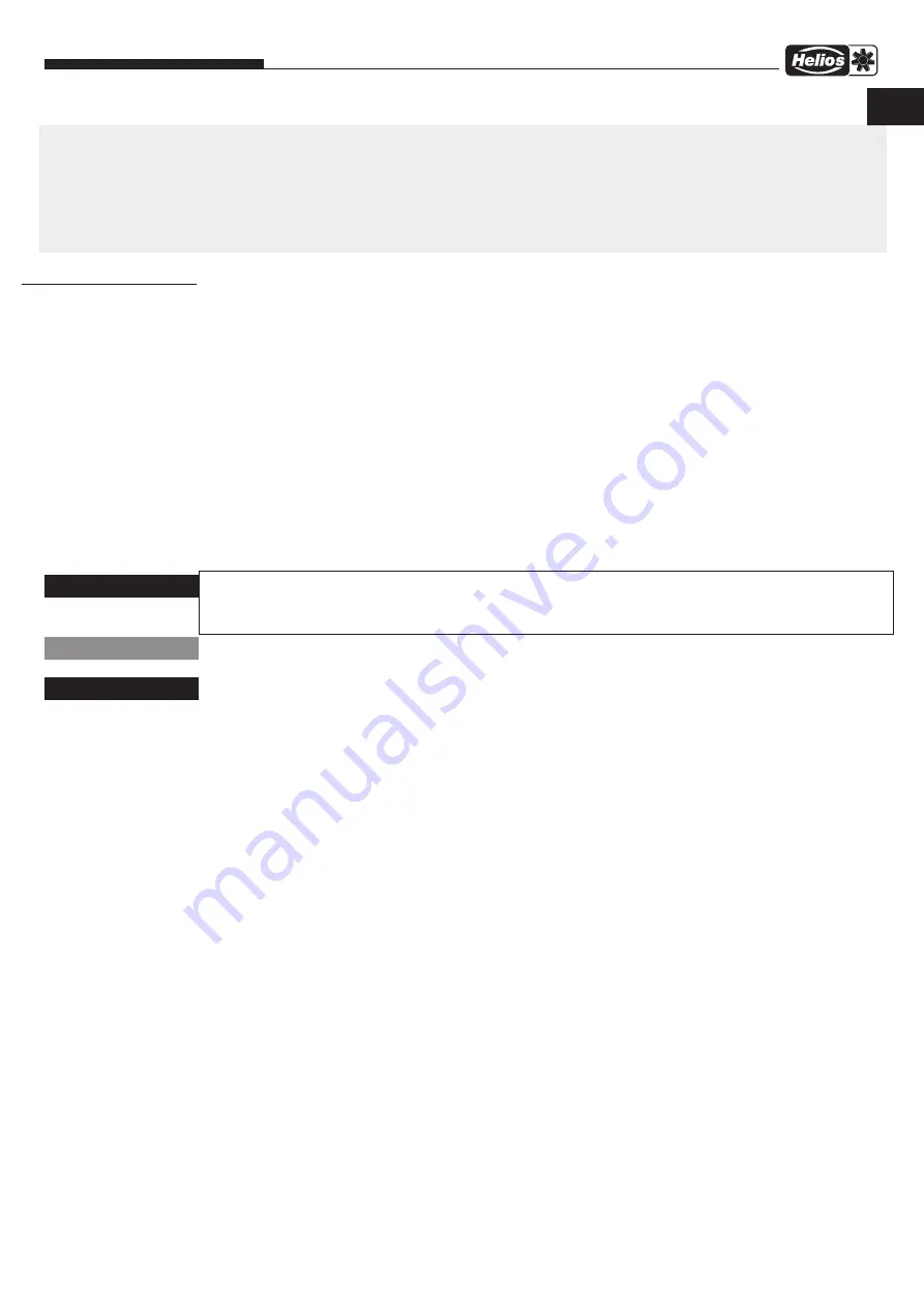 Helios KWL EC 170 W Installation And Operating Instructions Manual Download Page 35