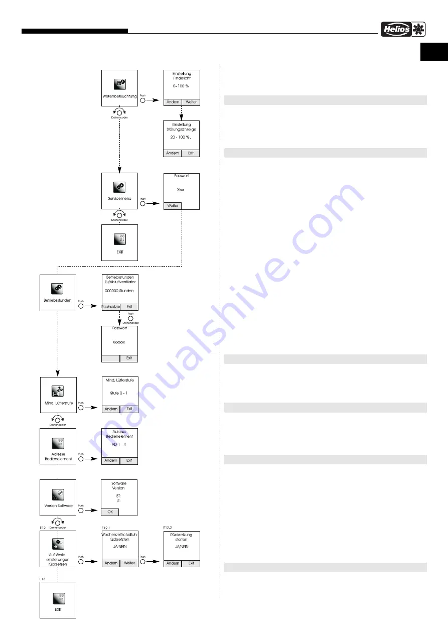 Helios KWL EC 60 Pro Installation And Operating Instructions Manual Download Page 13