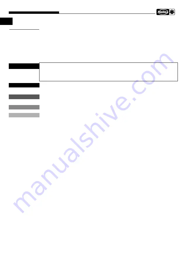 Helios KWL-FTF eC Installation And Operating Instructions Manual Download Page 8