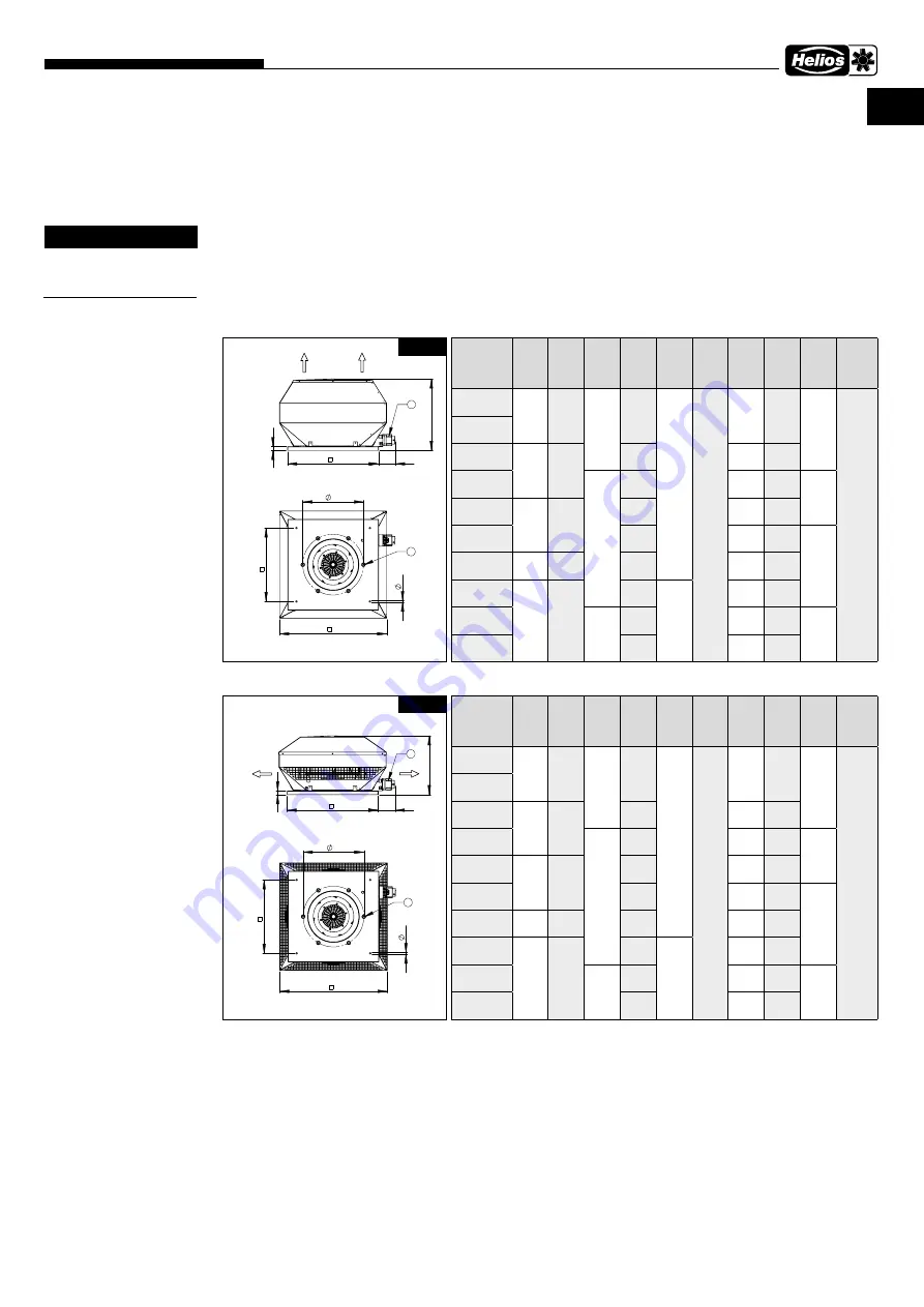 Helios RDD 200/4 EX Installation And Operating Instructions Manual Download Page 9