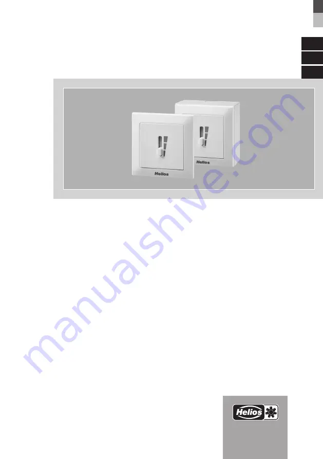 Helios SA-3 10 Operating Instructions Manual Download Page 1