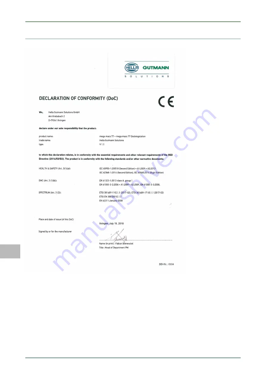 Hella Gutmann Mega Macs 77 User Manual Download Page 1334