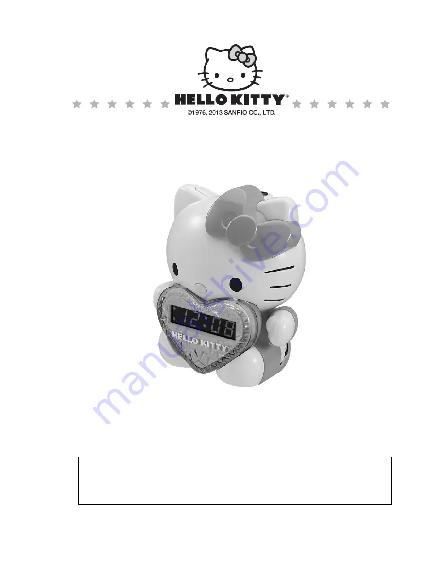 Hello Kitty KT2064P User Manual Download Page 1