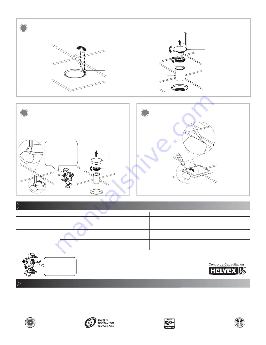 Helvex 282-H Installation Manual Download Page 4