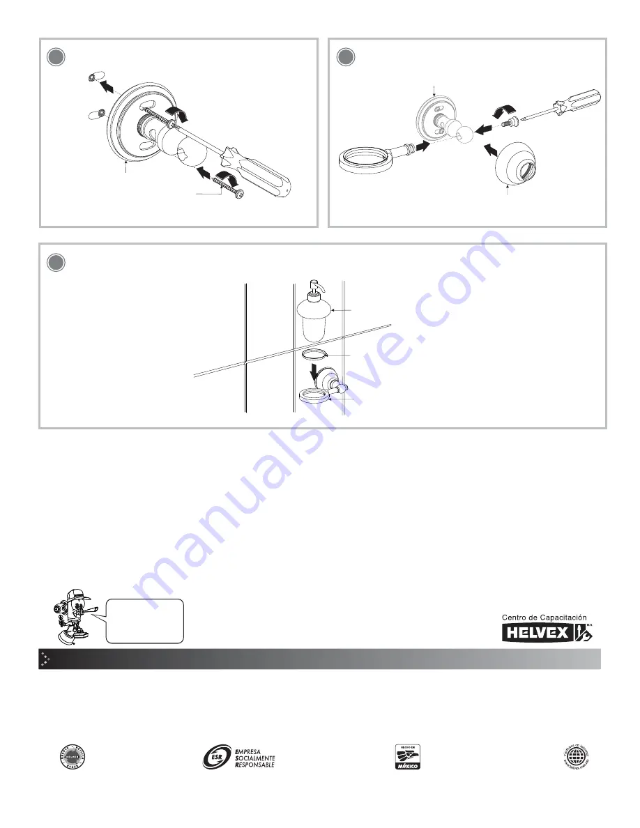 Helvex Elegance 8148 Installation Manual Download Page 2