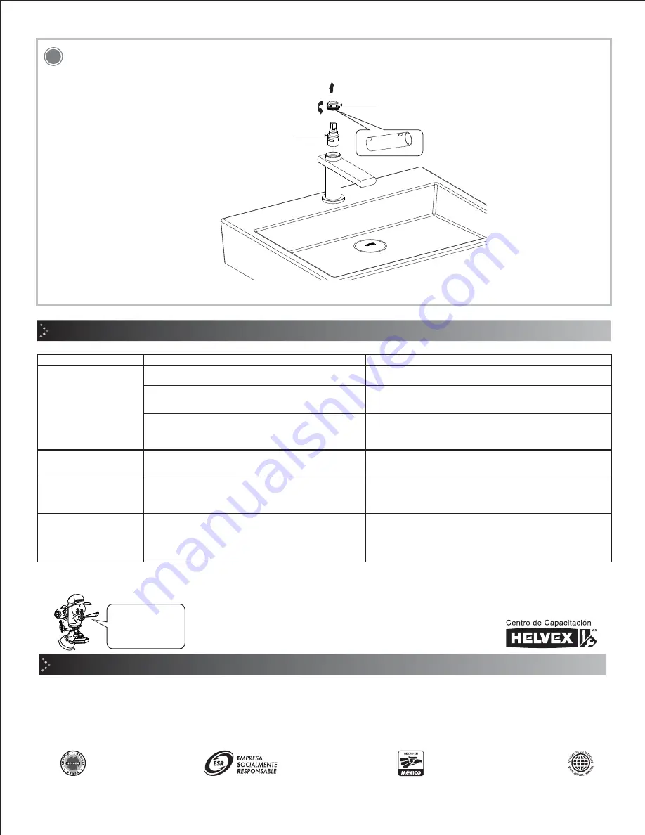 Helvex EP-909 Installation Manual Download Page 6