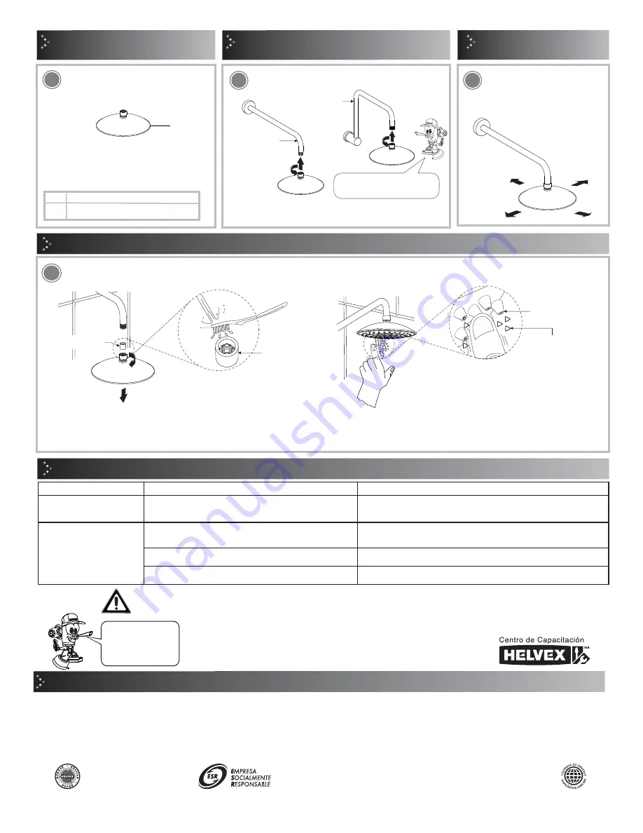 Helvex H-3004 Installation Manual Download Page 2