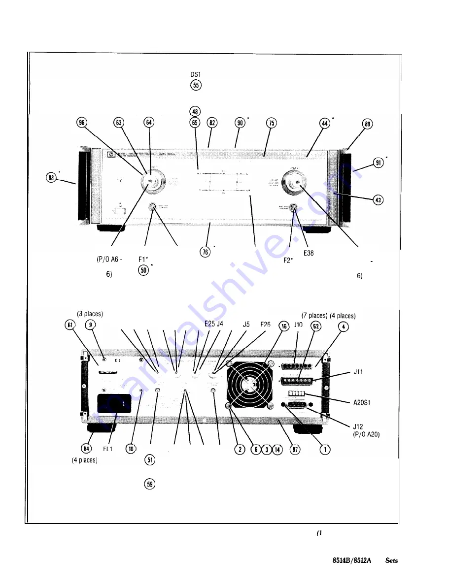 Helwett Packard HP 8512A Manual Download Page 71