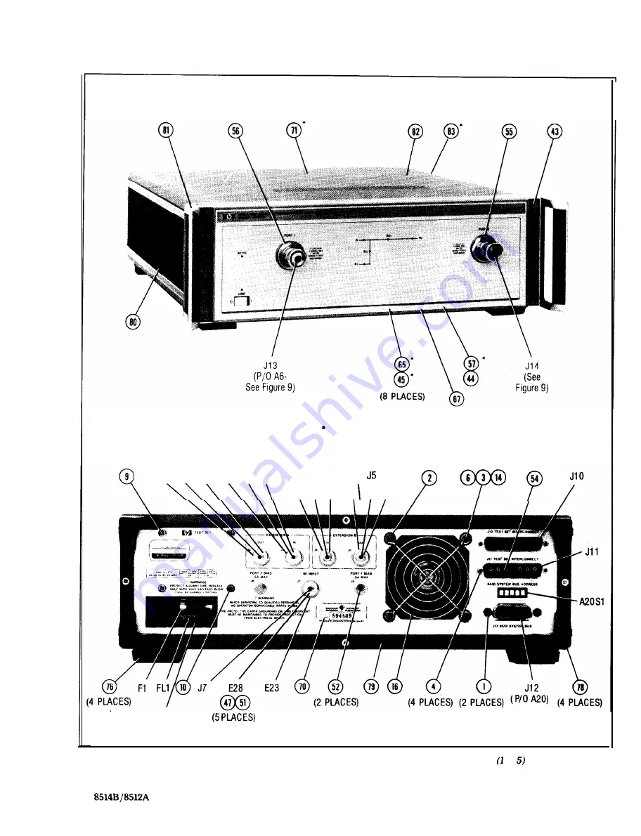 Helwett Packard HP 8512A Manual Download Page 90