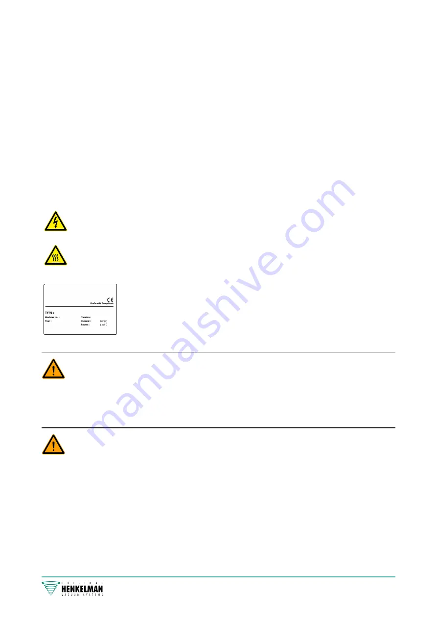 Henkelman Jumbo 30 User Manual Download Page 9