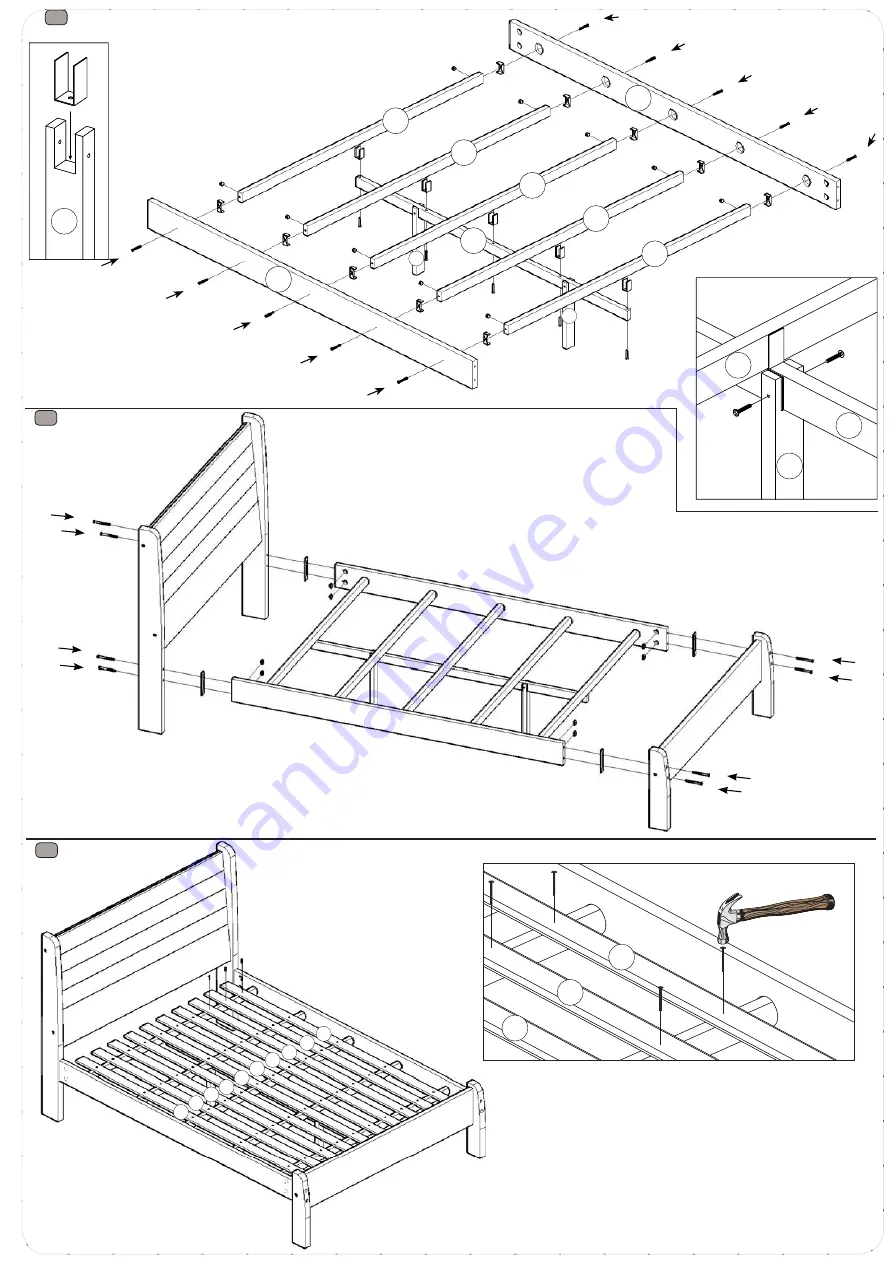 HENN CAMPECHE D516-10 Assembly Instructions Download Page 3