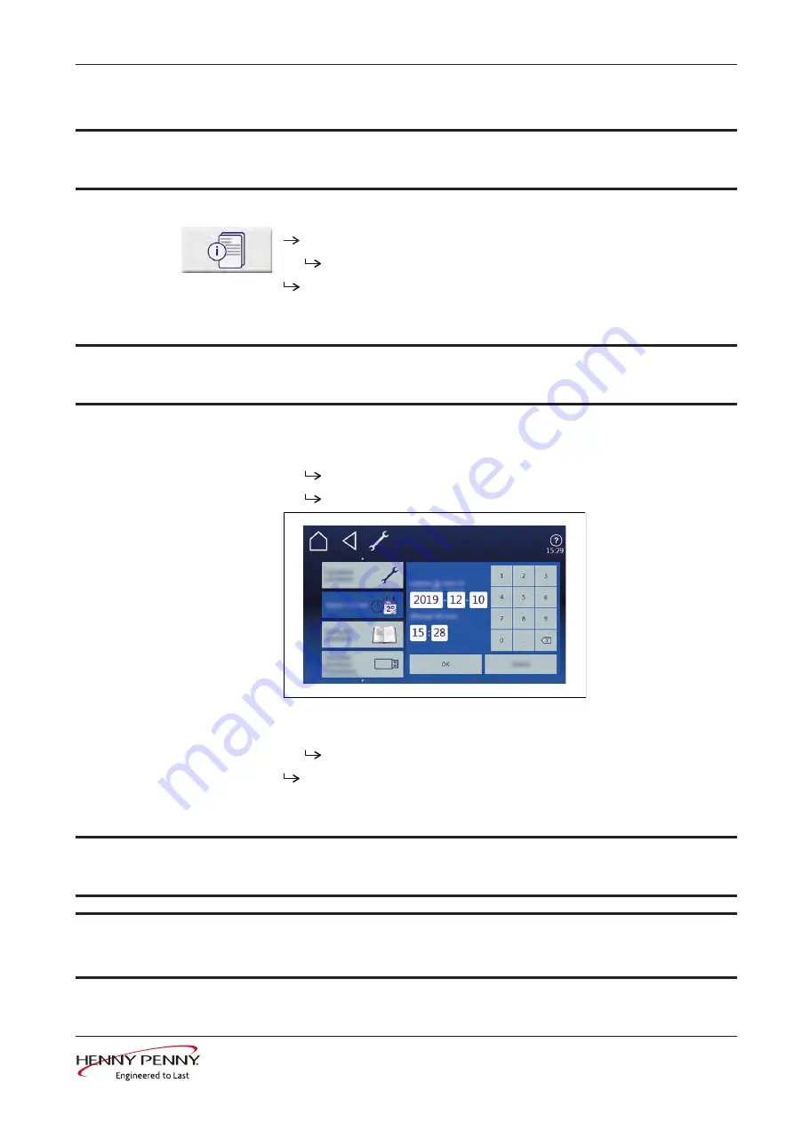 Henny Penny FlexFusion SpaceSaver Plus FSE- 610 Operating Manual Download Page 31