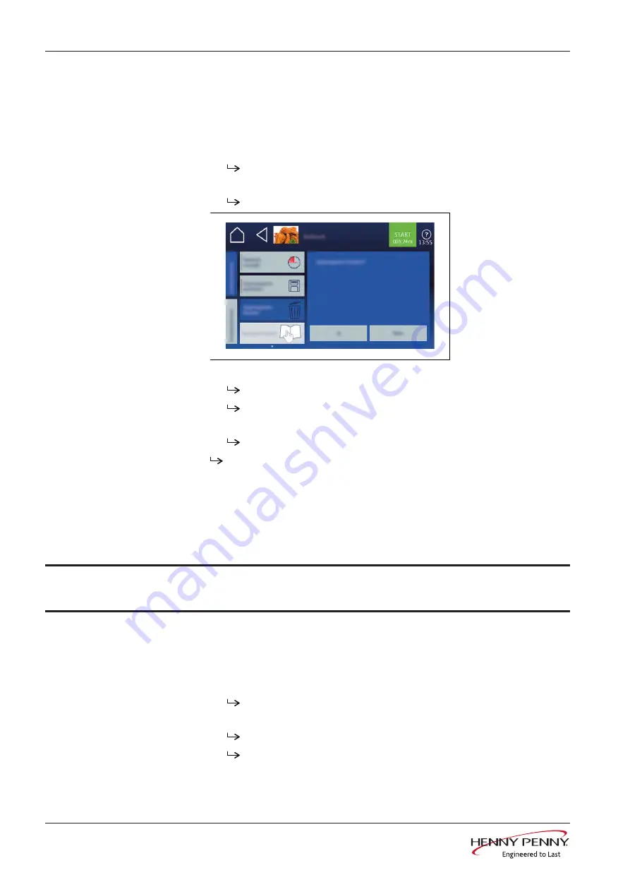 Henny Penny FlexFusion SpaceSaver Plus FSE- 610 Скачать руководство пользователя страница 72