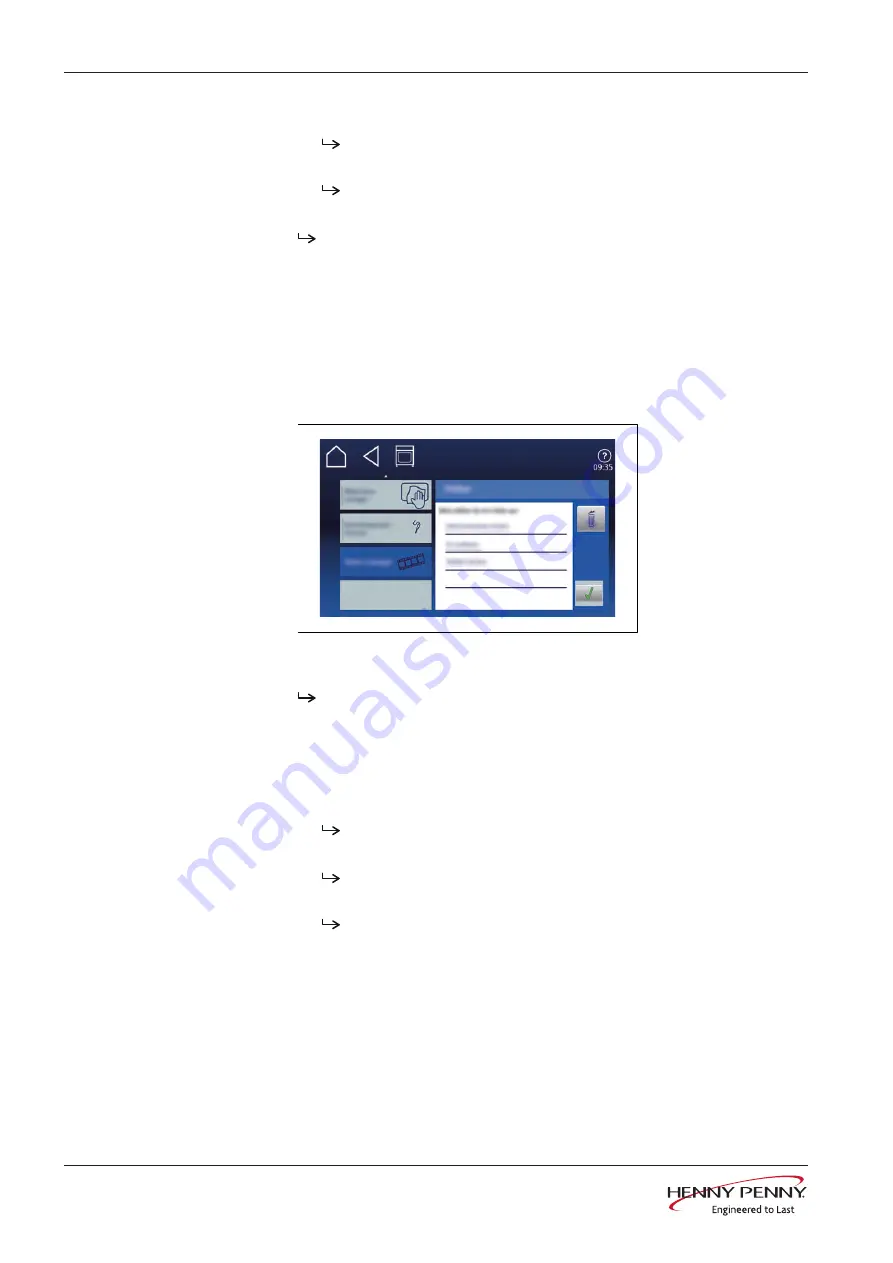 Henny Penny FlexFusion SpaceSaver Plus FSE- 610 Operating Manual Download Page 74