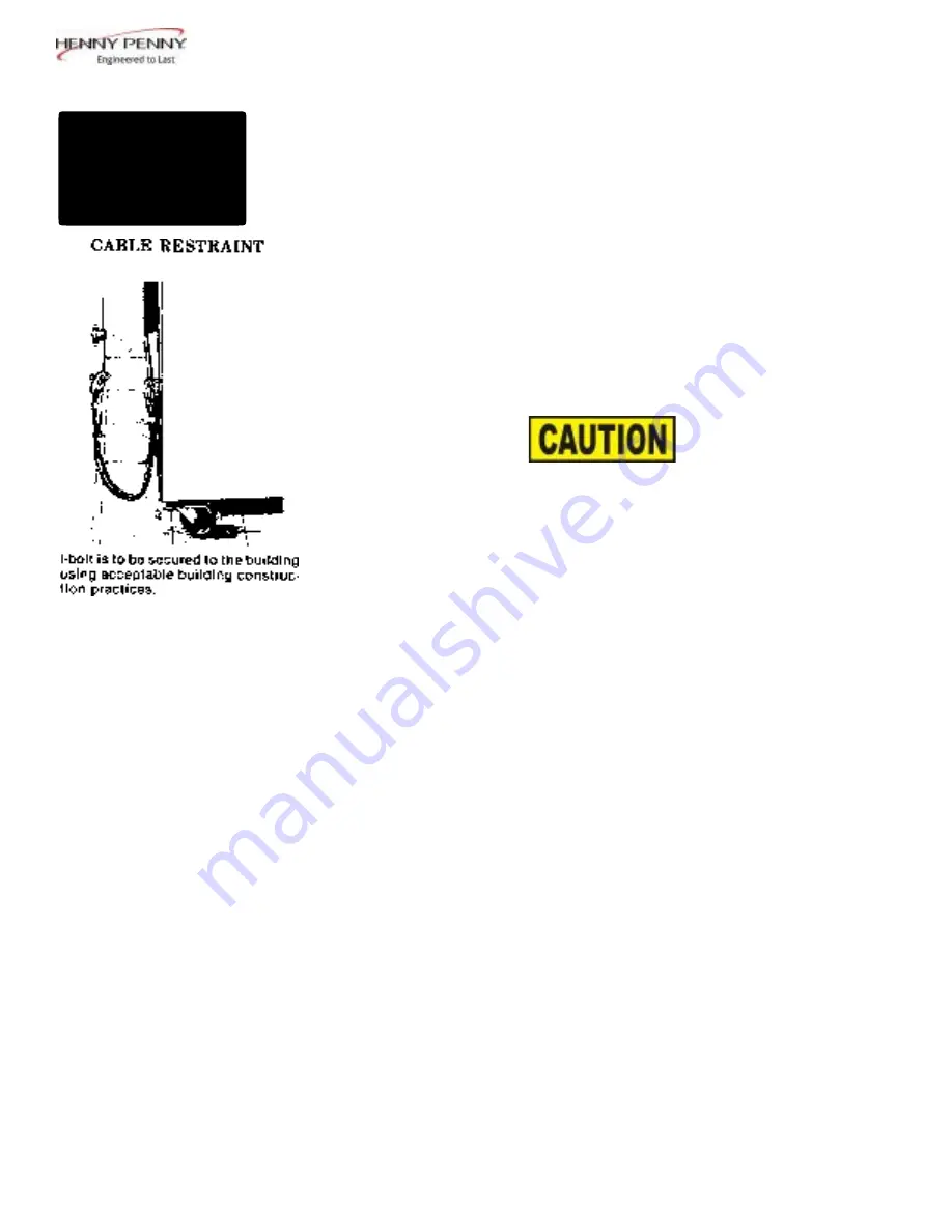 Henny Penny KVE-071 Operator'S Manual Download Page 13