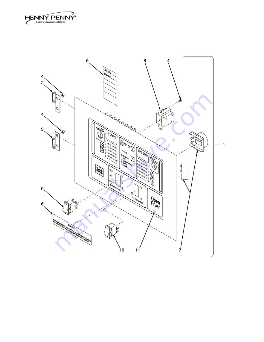 Henny Penny OE-100 Technical Manual Download Page 42