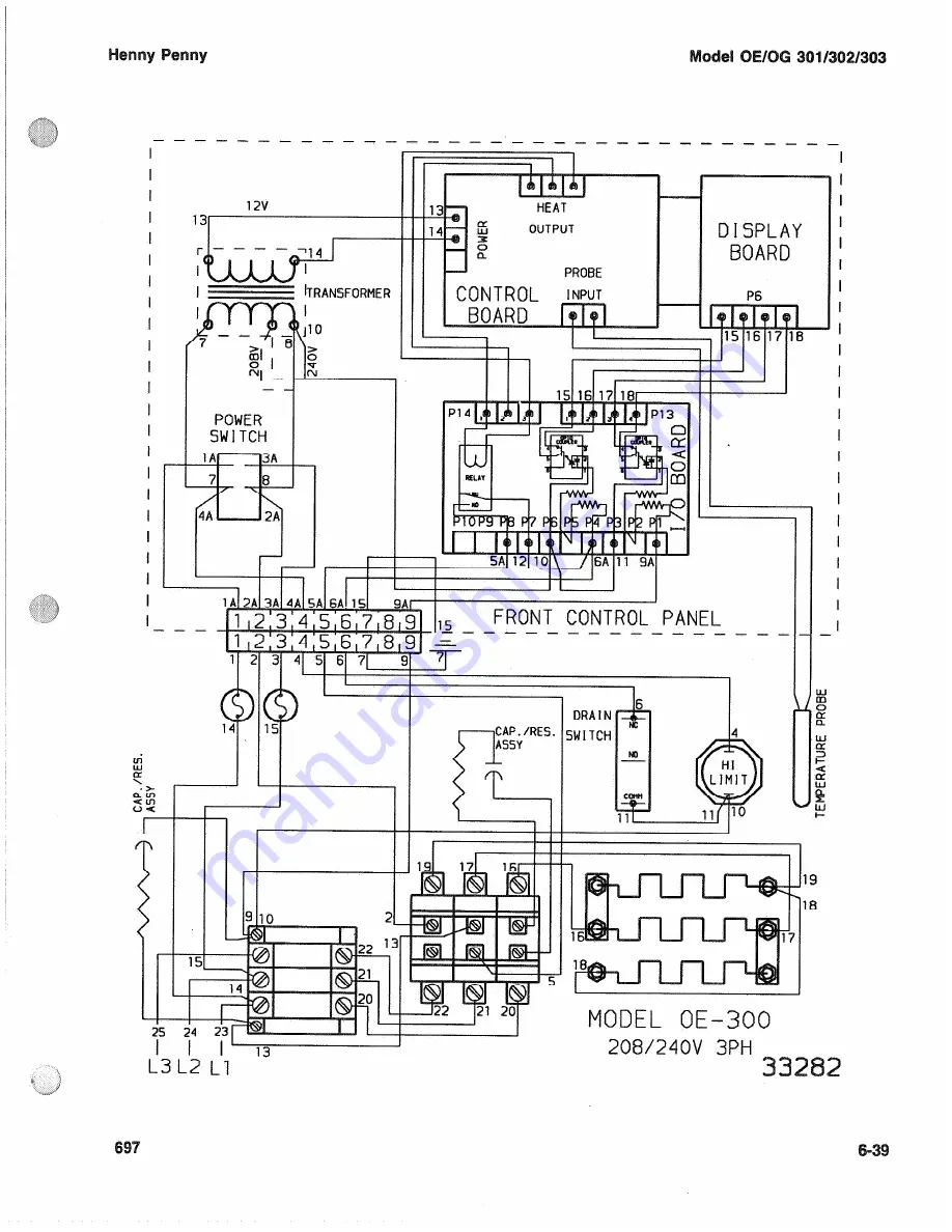 Henny Penny OE 301 Скачать руководство пользователя страница 84