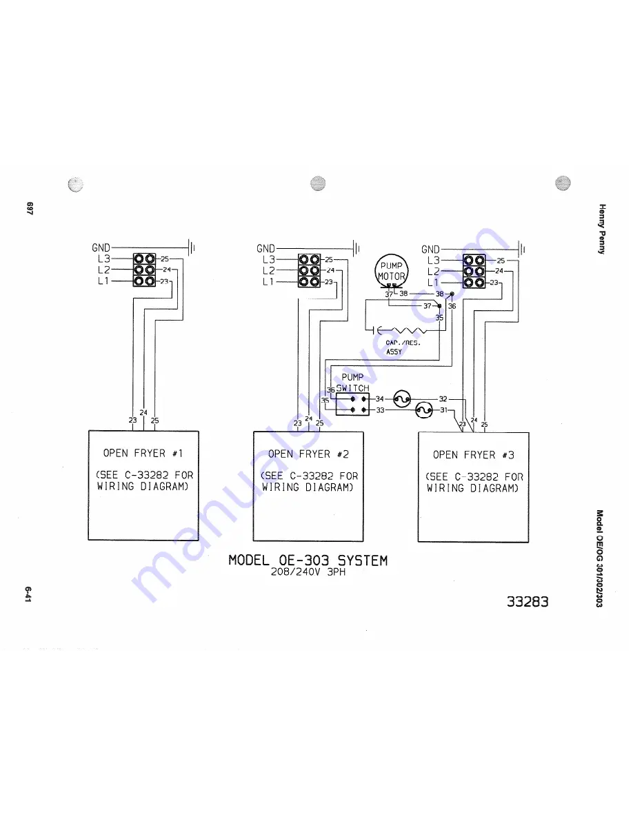 Henny Penny OE 301 Скачать руководство пользователя страница 86