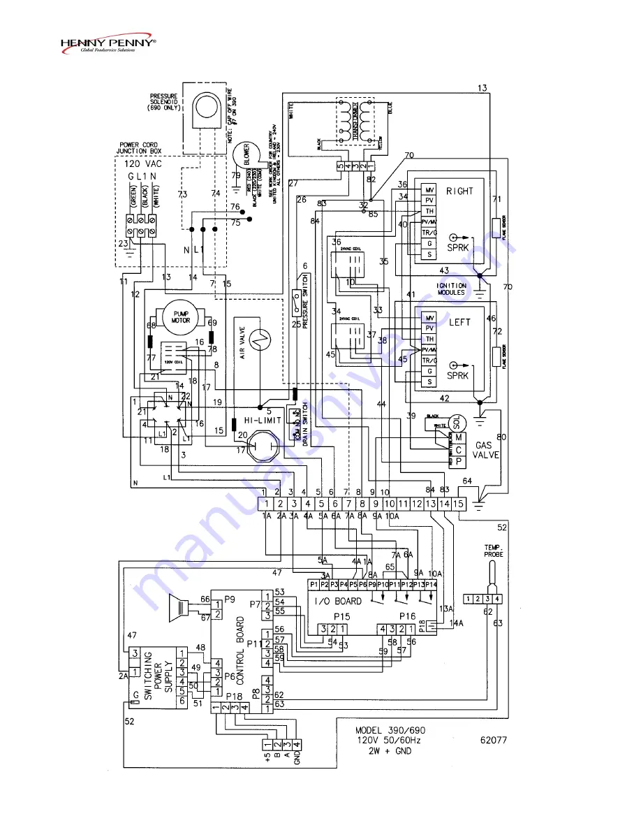 Henny Penny PFG-690 Technical Manual Download Page 49