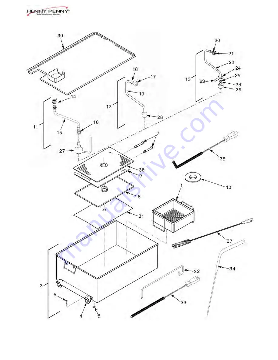 Henny Penny PFG-691 Technical Manual Download Page 70