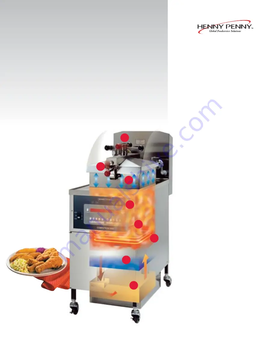 Henny Penny Pressure Fryer Brochure Download Page 1