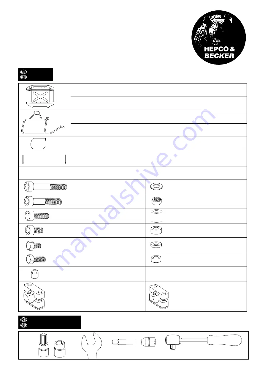 hepco & becker 651637 00 22-00-40 Quick Start Manual Download Page 2