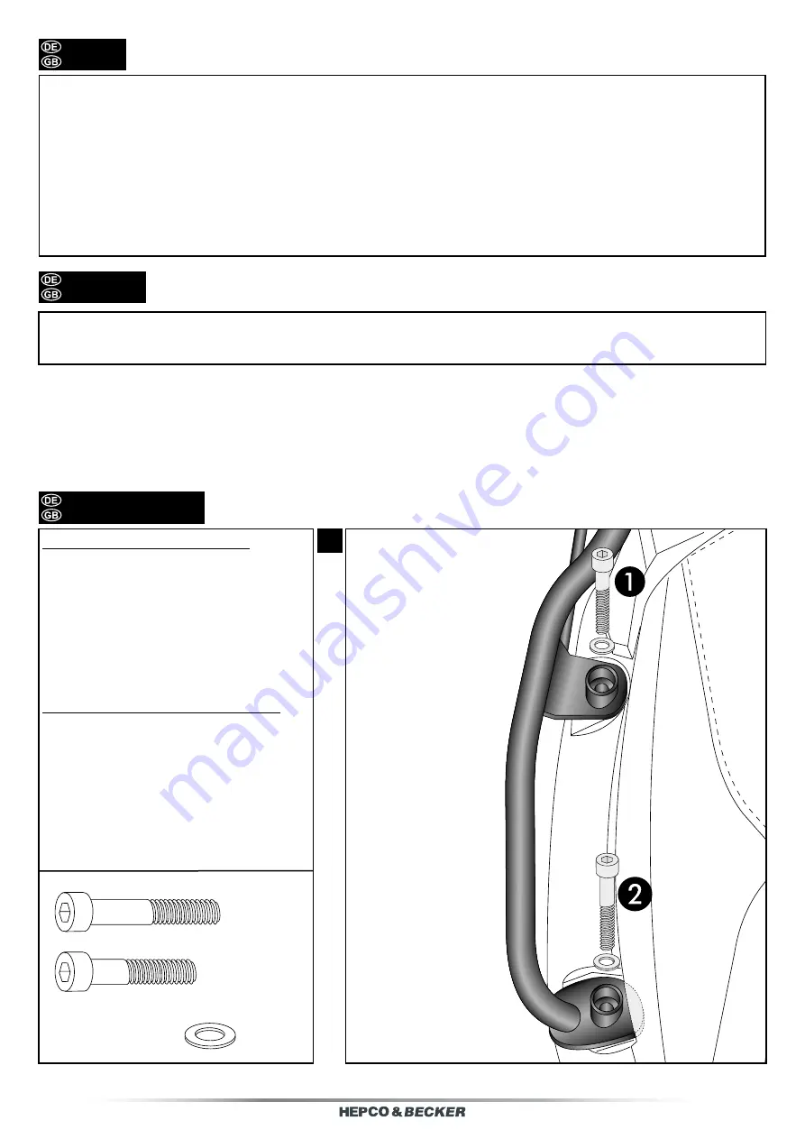 hepco & becker 6607570 01 01 Скачать руководство пользователя страница 2