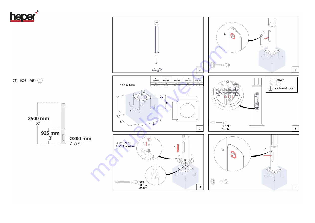 HEPER POLSO Installation & Maintenance Instructions Manual Download Page 1