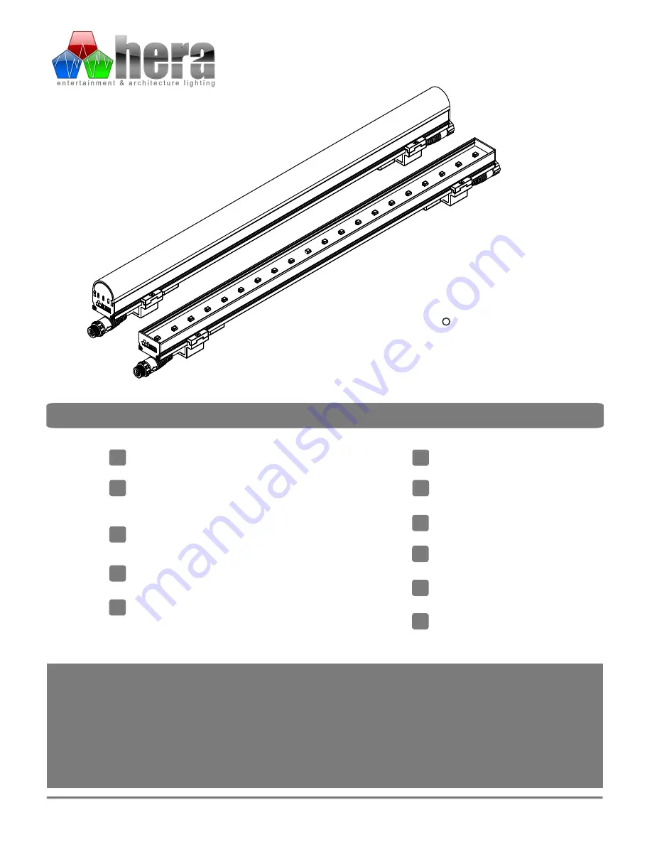 HERA SWORD 100x4 SERIES User'S Installation Manual Download Page 1