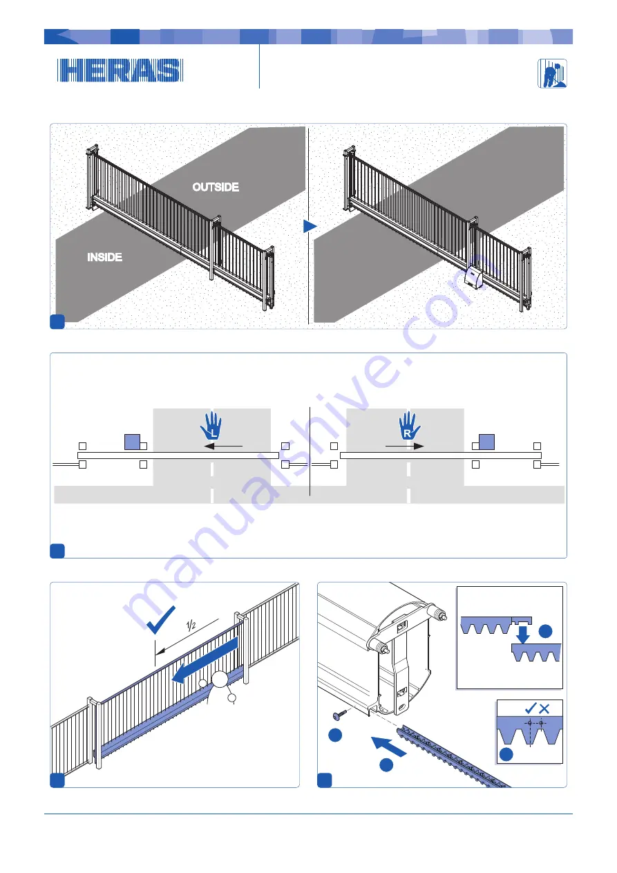 Heras Delta 3a duo Installation Manual Download Page 64