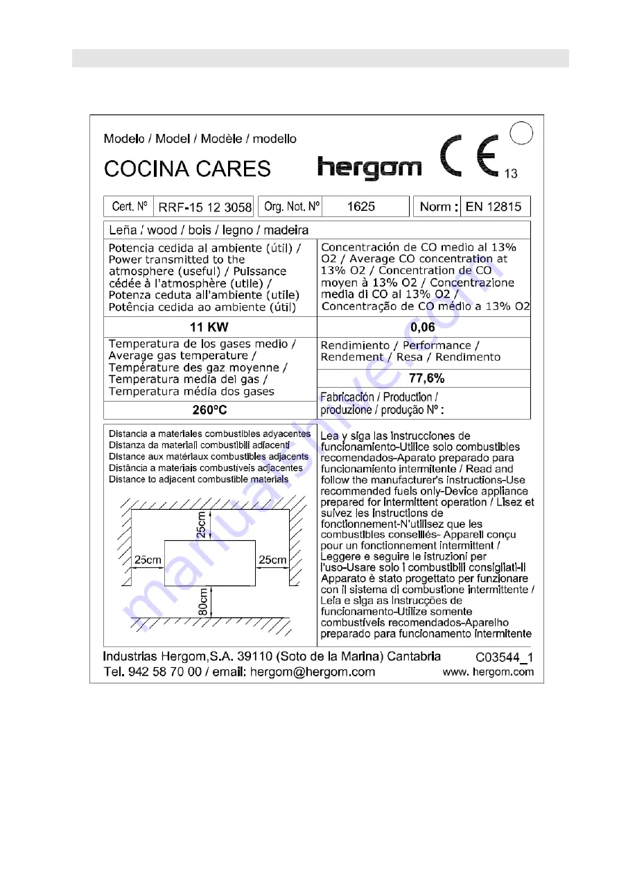 hergom CARES Installation, Use And Maintenance Instructions Download Page 28