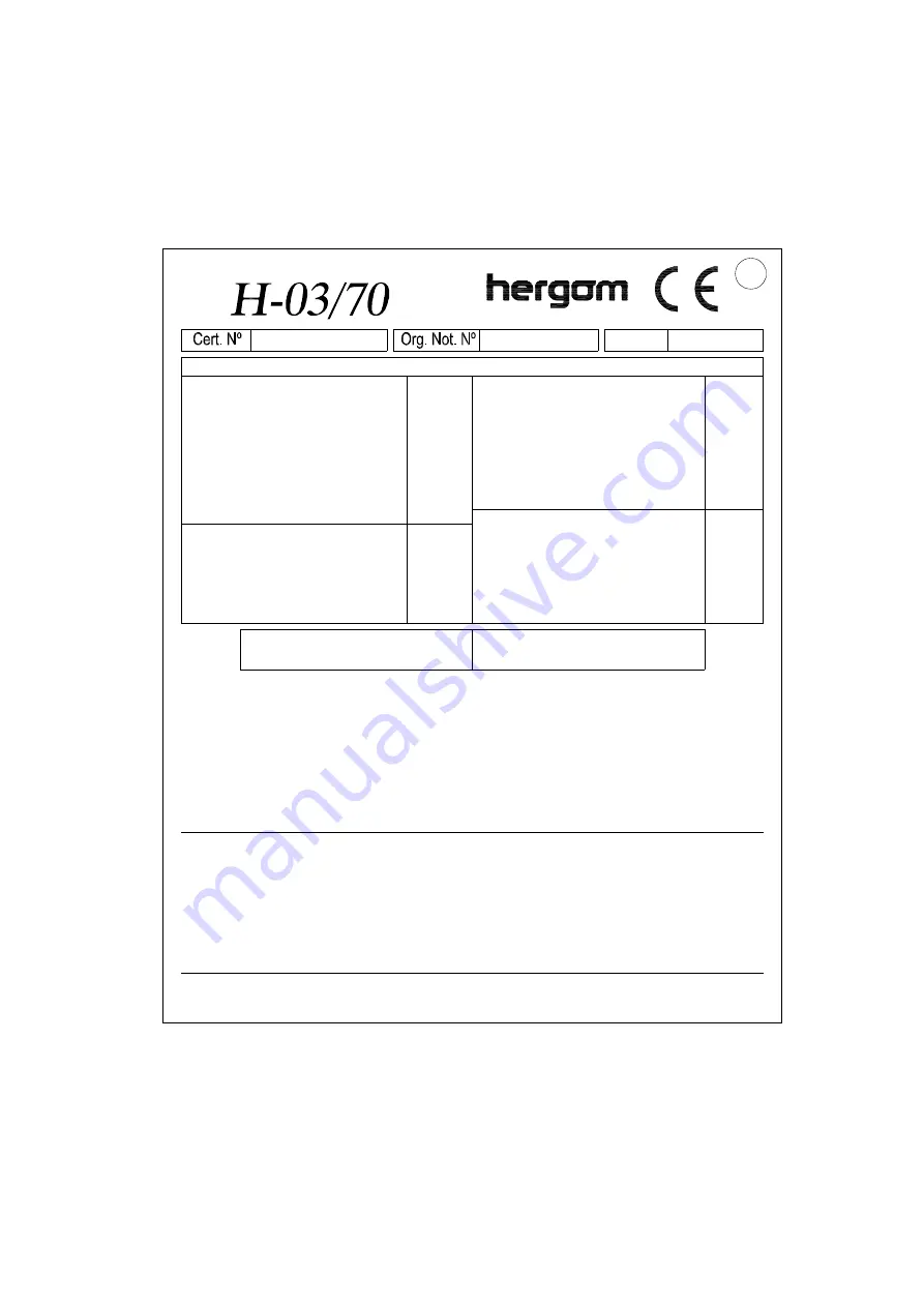 hergom H-03/80 Instructions For Installation, Maintenance And Use Download Page 91