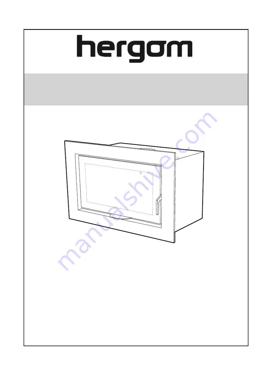 hergom SERE 100 Installation, Use And Maintenance Instructions Download Page 1